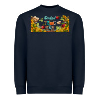 Navy thankful teacher fall libbey glass Heavyweight Sweatshirt - BundleAndBundleShop