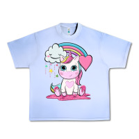 Grape Ice cute unicorn and rainbow Urban Heavy Tee - NancyCooperArtShop