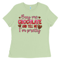 Matcha buy me chocolate and tell me i'm pretty Ladies Tee - JahusDesignShop
