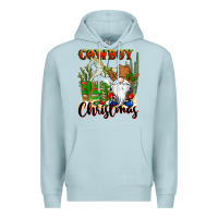 Blue Mist cowboy christmas gnome Premium Hoodie - CowGirlArtShop