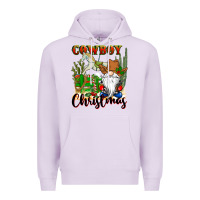 Lilac cowboy christmas gnome Premium Hoodie - CowGirlArtShop