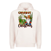 Pale Pink cowboy christmas gnome Premium Hoodie - CowGirlArtShop