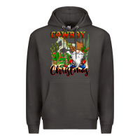 Smoke cowboy christmas gnome Premium Hoodie - CowGirlArtShop