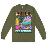 Army Green rolling into preschool Long Sleeve Tee - BundleAndBundleShop