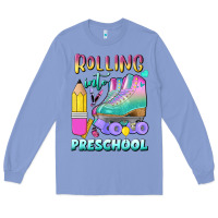 Colony Blue rolling into preschool Long Sleeve Tee - BundleAndBundleShop