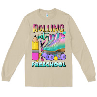 Mushroom rolling into preschool Long Sleeve Tee - BundleAndBundleShop