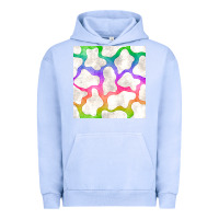 Pigment Grape Ice watercolor rainbow cow seamless pattern Urban Hoodie - BundleAndBundleShop