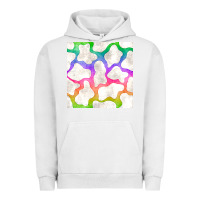 Pigment Lunar Rock watercolor rainbow cow seamless pattern Urban Hoodie - BundleAndBundleShop