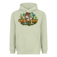 Matcha Small town Easter Day Heavyweight Hoodie - HowdyJamesFarm