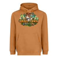 Meerkat Small town Easter Day Heavyweight Hoodie - HowdyJamesFarm