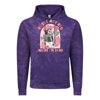Cloud Purple roses are red inside i'm dead Vintage Hoodie - MaliasSmallBusiness