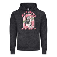 Vintage Black roses are red inside i'm dead Vintage Hoodie - MaliasSmallBusiness
