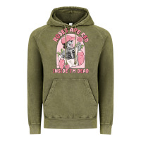 Vintage Olive roses are red inside i'm dead Vintage Hoodie - MaliasSmallBusiness