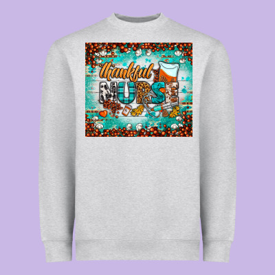 Thankful Nurse Fall Tumbler Heavyweight Sweatshirt Designed By Bundleandbundleshop