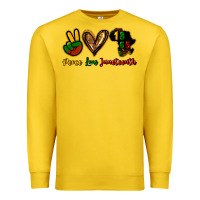 Lemon Peace love Juneteenth Premium Sweatshirt - HowdyJamesFarm