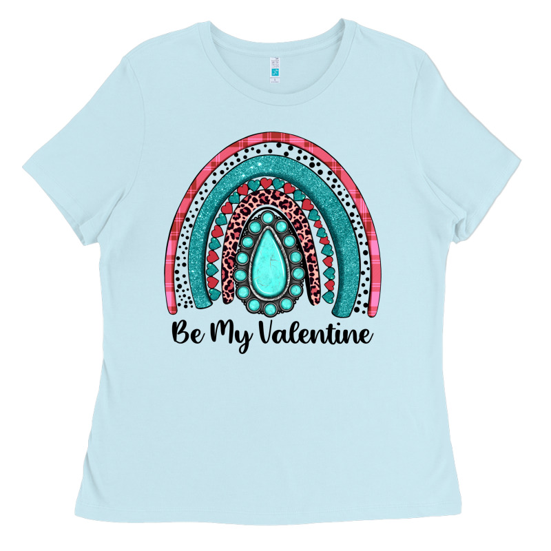 Be My Valentine Gemstone Rainbow Ladies Tee by JahusDesignShop | Teevron