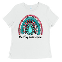 White be my valentine gemstone rainbow Ladies Tee - JahusDesignShop