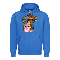 True Royal Cow Lick with Leopard Bandana Zipper Hoodie - texasbilliewilder