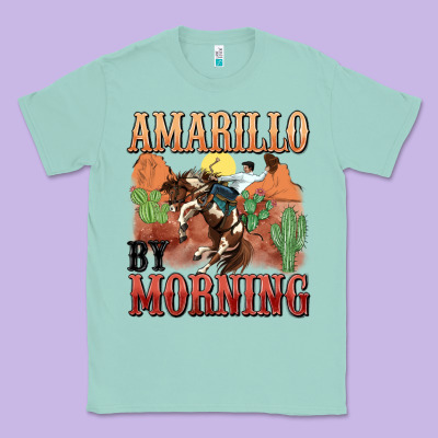Amarillo By Morning Classic Tee Designed By Maliassmallbusiness