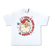 White i love a man with a beard Urban Heavy Tee - MaliasSmallBusiness