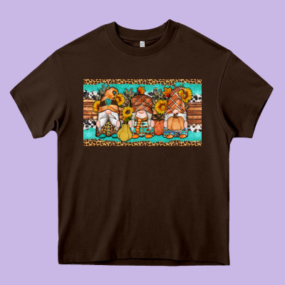 Western Fall Gnomes Sippy Cup Heavy Core Tee Designed By Artiststas