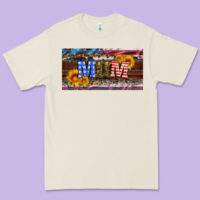 Soldier Mom License  Plate Premium Tee Designed By Artiststas