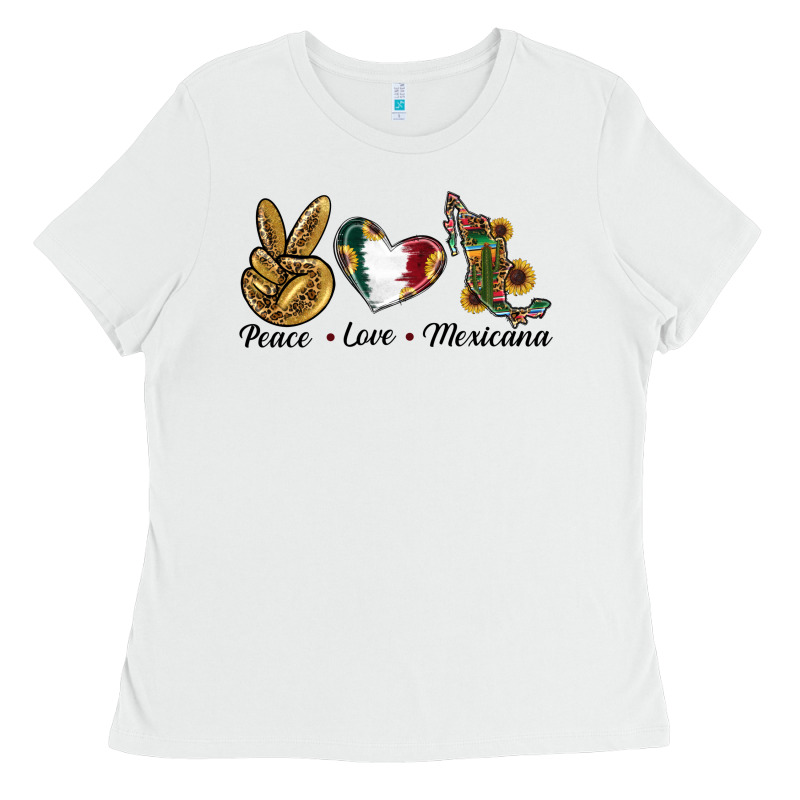 Peace Love Mexicana Ladies Tee by RanaPortraitStore | Teevron