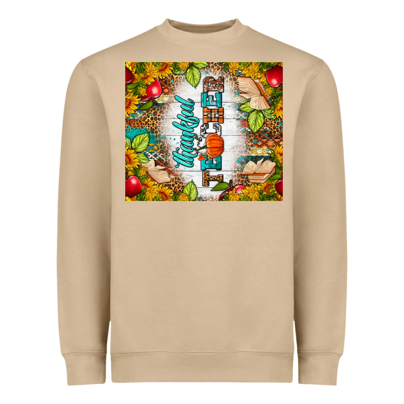 Thankful Teacher Fall Tumbler Heavyweight Sweatshirt by BundleAndBundleShop | Teevron