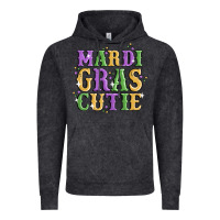 Vintage Black mardi gras cutie Vintage Hoodie - MaliasSmallBusiness