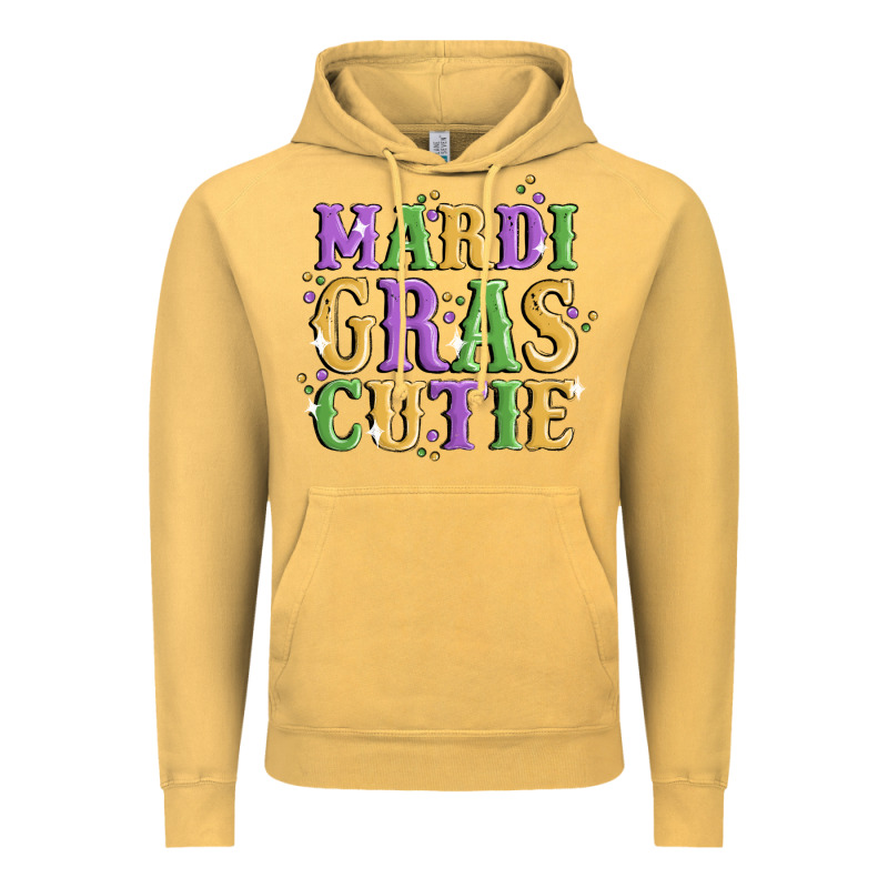 Mardi Gras Cutie Vintage Hoodie by MaliasSmallBusiness | Teevron