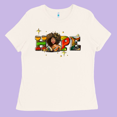 Hope Juneteenth Ladies Tee Designed By Adodesignshop