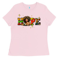 Bubblegum Pink hope juneteenth Ladies Tee - AdoDesignShop