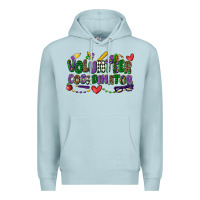 Blue Mist volunteer coordinator mardi gras cowgirl Premium Hoodie - CowGirlArtShop
