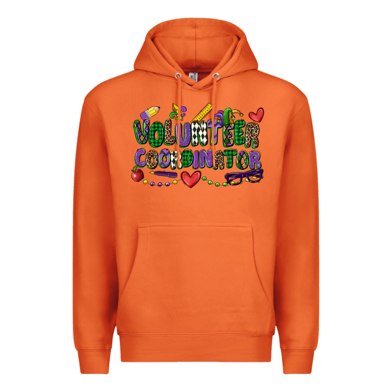Volunteer Coordinator Mardi Gras Cowgirl Premium Hoodie by CowGirlArtShop | Teevron