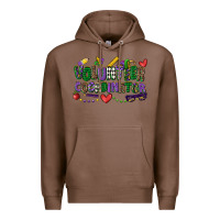 Chestnut volunteer coordinator mardi gras cowgirl Premium Hoodie - CowGirlArtShop