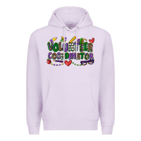 Lilac volunteer coordinator mardi gras cowgirl Premium Hoodie - CowGirlArtShop
