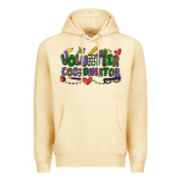 Pina Colada volunteer coordinator mardi gras cowgirl Premium Hoodie - CowGirlArtShop