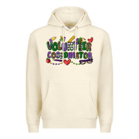Sandshell volunteer coordinator mardi gras cowgirl Premium Hoodie - CowGirlArtShop