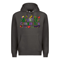 Smoke volunteer coordinator mardi gras cowgirl Premium Hoodie - CowGirlArtShop