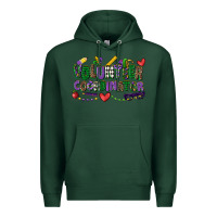 Sports Green volunteer coordinator mardi gras cowgirl Premium Hoodie - CowGirlArtShop