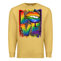 Antique Gold Love pride Premium Sweatshirt - CowGirlArtShop