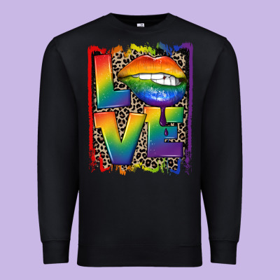 Love Pride Premium Sweatshirt Designed By Cowgirlartshop