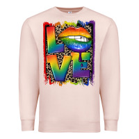 Pale Pink Love pride Premium Sweatshirt - CowGirlArtShop