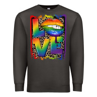 Smoke Love pride Premium Sweatshirt - CowGirlArtShop