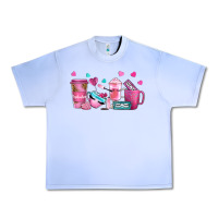 Grape Ice lash hustler with eyelashes coffee cups Urban Heavy Tee - NancyCooperArtShop