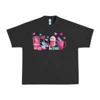 Pigment Black lash hustler with eyelashes coffee cups Urban Heavy Tee - NancyCooperArtShop