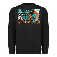 Black thankful nurse Heavyweight Sweatshirt - BundleAndBundleShop