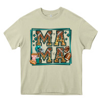 Mossy american football mama Heavy Core Tee - Jasminsmagicworld