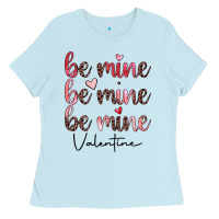 Baby Blue be mine valentine Ladies Tee - JahusDesignShop