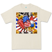 Bone patriotic popsicles and sunflowers Premium Tee - BundleAndBundleShop